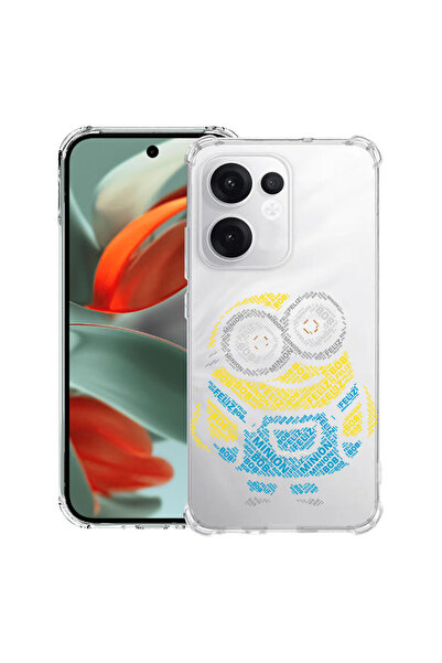 bestcase Удароустойчив гръб за OPPO Reno13 F 5G, калиграфски минион, 1988247 ...