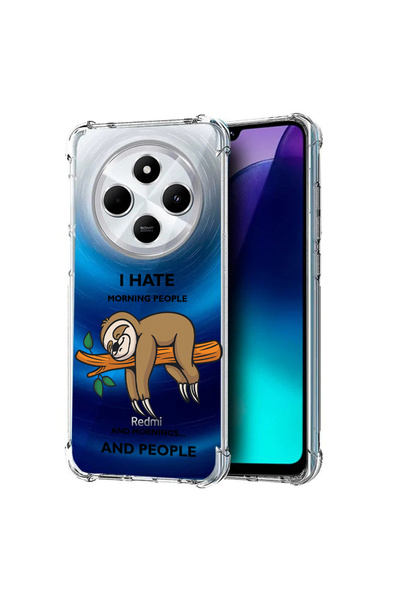 bestcase Carcasă spate antișoc pentru Poco C75 / Redmi 14C / A4, I Hate Morni...