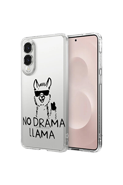 bestcase Carcasă spate antișoc pentru Samsung Galaxy S25 Edge, No Drama LLama...