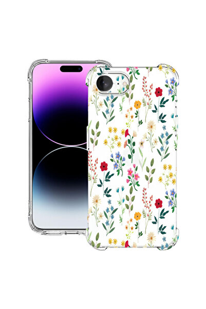 bestcase Αντικραδασμική πίσω θήκη για Apple iPhone 16e, Άνοιξη Λουλούδια, 198...
