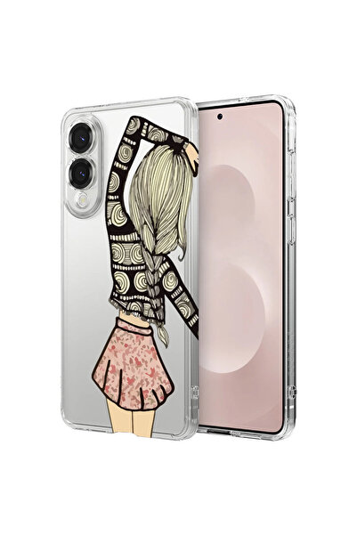bestcase Αντικραδασμική θήκη πλάτης για Samsung Galaxy S25 Edge, Girl Friend,...