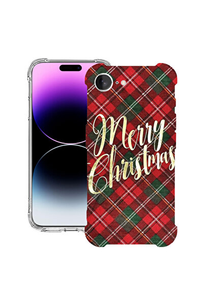 bestcase Carcasă spate antișoc pentru Apple iPhone 16e, Crăciun Fericit, 1988...