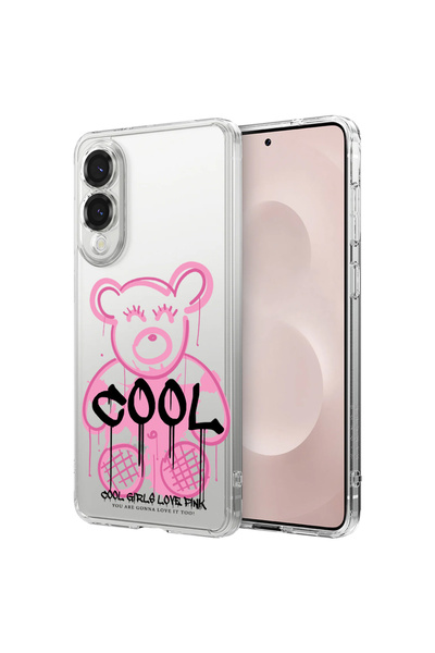 bestcase Carcasă spate antișoc pentru Samsung Galaxy S25 Edge, Teddy Bear Coo...