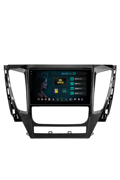 HUB64 Navigatie 2K Mitsubishi Pajero (2016-2018), 8GB RAM, Android 13, Octaco...