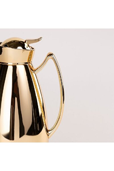 Dallaty Full gold steel vacuum flask with gold mic 1L