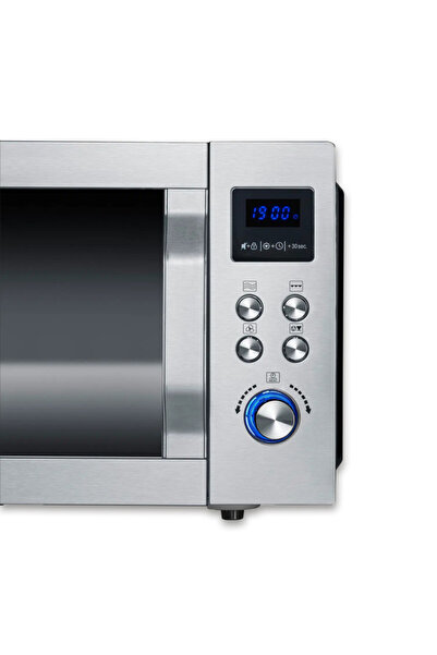 Severin Microwave oven MW 7777, 2050 W, Grill, Hot air, 25 l, 10 levels, Defrost, LED, Black/Inox