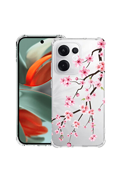 bestcase Carcasă spate antișoc pentru OPPO Reno13 F 5G, cireș japonez, 198824...