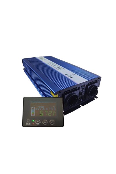 Alpex 1000 Watt 12 Volt Tam Sinüs UPS Bluetooth Ekranlı İnverter