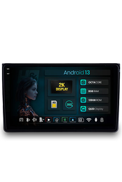 HUB64 Navigatie 2K Audi A4(B6/B7) / SEAT EXEO, 8GB RAM, Android 13, Octacore,...