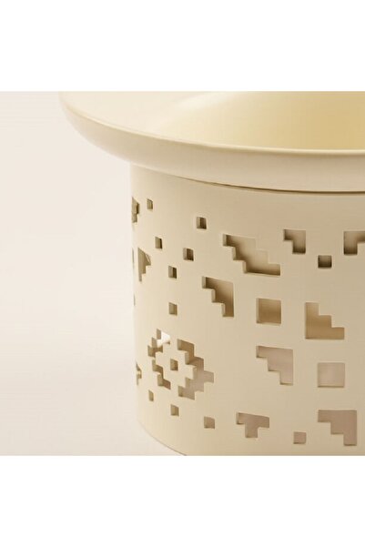 Dallaty Stainless Steel Nuts Bowl Naseej Collection, Beige