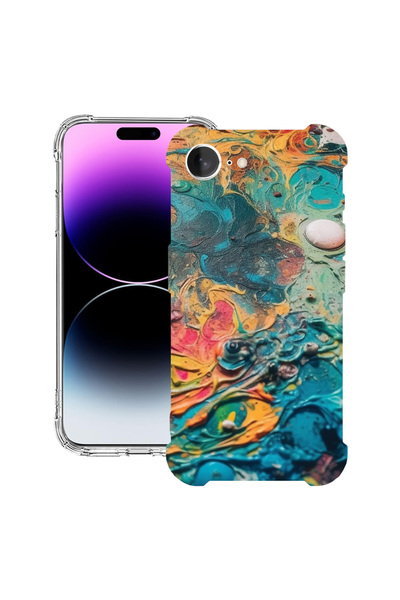 bestcase Удароустойчив калъф за Apple iPhone 16e, Ярки цветове, 1988231 AS 1268