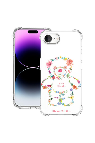 bestcase Carcasă spate antișoc pentru Apple iPhone 16e, Teddy Bear Live Simpl...