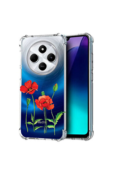 bestcase Carcasă spate antișoc pentru Poco C75 / Redmi 14C / A4, mac roșu, 19...