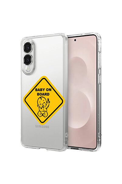 bestcase Carcasă spate antișoc pentru Samsung Galaxy S25 Edge, Baby On Board,...