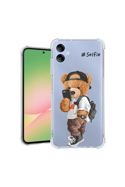 bestcase Carcasă spate antișoc pentru Samsung Galaxy A06 4G, ursuleț de pluș ...