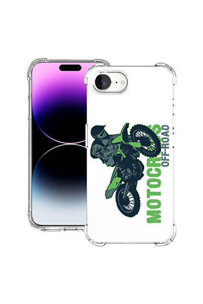 bestcase Удароустойчив калъф за Apple iPhone 16e, Motocross, 1988231 AS 819