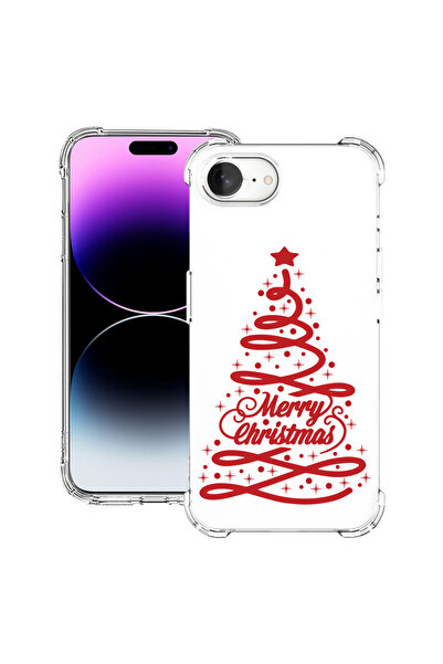 bestcase Carcasă spate antișoc pentru Apple iPhone 16e, Brad de Crăciun, 1988...