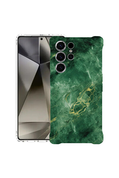 bestcase Αντικραδασμική θήκη πλάτης για Samsung Galaxy S25 Ultra, πράσινο μάρ...