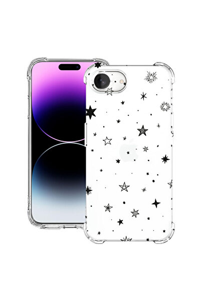 bestcase Carcasă spate antișoc pentru Apple iPhone 16e, Stele, 1988231 AS 143
