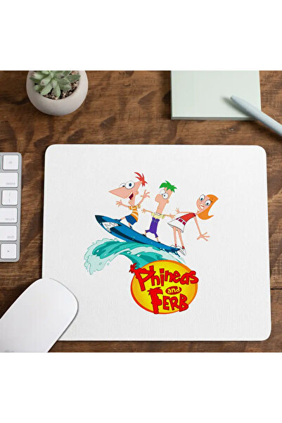 OEM Mousepad Phineas Ferb Candace Surf Vacanta