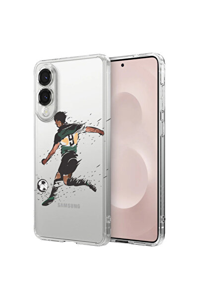 bestcase Carcasă spate antișoc pentru Samsung Galaxy S25 Edge, model fotbal, ...