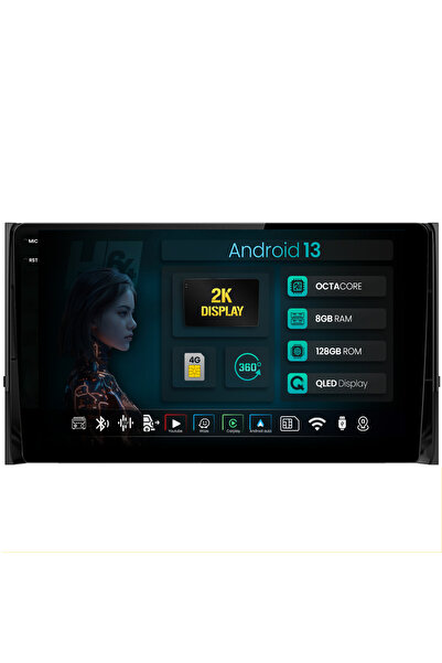 HUB64 Navigatie 2K Skoda Kodiaq, 8GB RAM, Android 13, Octacore, Slot Sim 4G