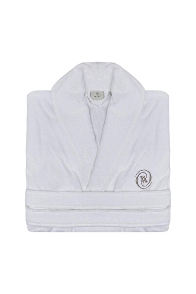 Vakko Cotton Bathrobe White M400339493