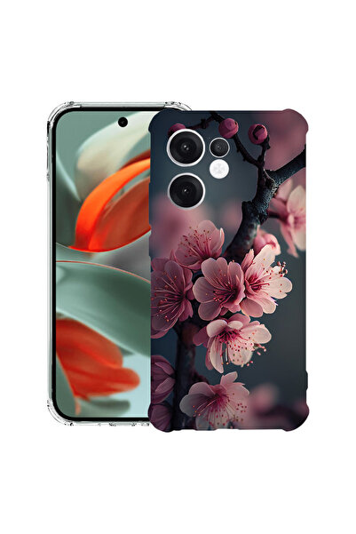 bestcase Carcasă spate antișoc pentru OPPO Reno13 F 5G, Cherry Blossom, 19882...