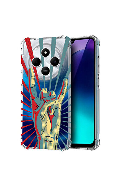 bestcase Carcasă spate antișoc pentru Poco C75 / Redmi 14C / A4, Rock Festiva...