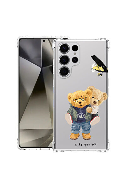 bestcase Αντικραδασμική θήκη πλάτης για Samsung Galaxy S25 Ultra, Αρκουδάκι Σ...