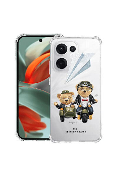 bestcase Carcasă spate antișoc pentru telefonul Nothing (3a), Teddy On The Ro...