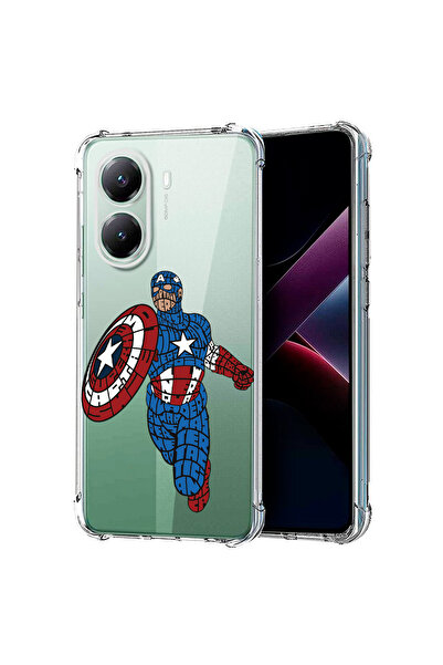 bestcase Carcasă spate antișoc pentru Poco X7 Pro 5G, Calligraphy Stripes Her...