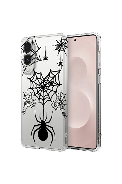 bestcase Carcasă spate antișoc pentru Samsung Galaxy S25 Edge, Spider Web, 1988287 AS 1036