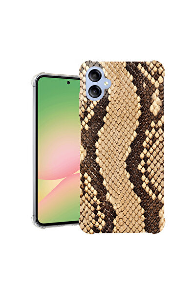 bestcase Αντικραδασμική θήκη πλάτης για Samsung Galaxy A06 4G, μοτίβο δέρματο...