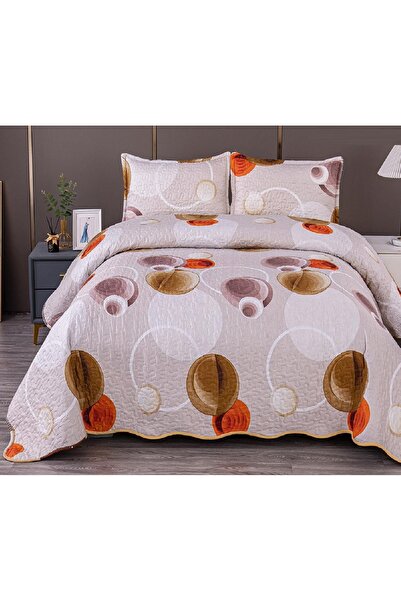 CHIRASO Microfiber Quilted Duvet Set, 2-Sided, 3-Piece, Duvet Cover 220x240cm, 2 Pillowcases