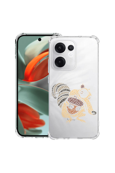 bestcase Carcasă spate antișoc pentru OPPO Reno13 F 5G, protecție împotriva z...
