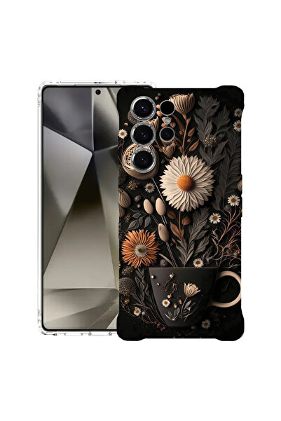 bestcase Carcasă spate antișoc pentru Samsung Galaxy S25 Ultra, Happy Flowers...