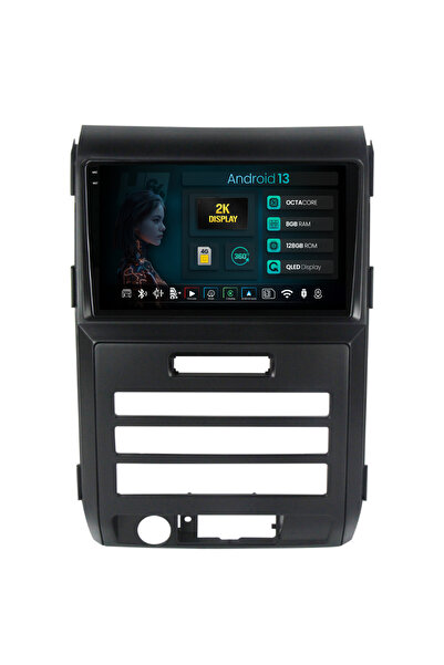 HUB64 Navigatie 2K Ford F150 (2008-2014), 8GB RAM, Android 13, Octacore, Slot...