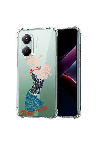 bestcase Αντικραδασμική θήκη πίσω για Poco X7 Pro 5G, Καλλιγραφία Popey, 1988...