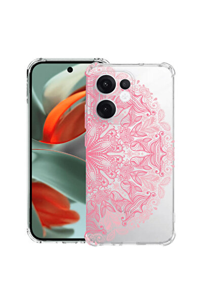 bestcase Αντικραδασμική πίσω θήκη για OPPO Reno13 F 5G, ροζ δαντέλα, 1988247 ...