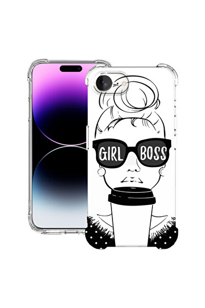 bestcase Carcasă spate antișoc pentru Apple iPhone 16e, Girl Boss, 1988231 AS...