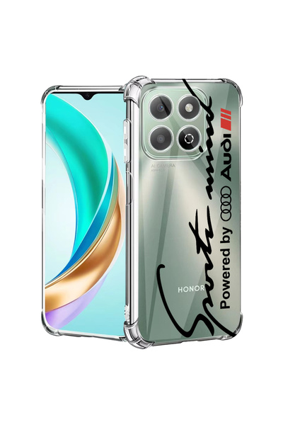 bestcase Αντικραδασμική πίσω θήκη για Honor X8C, με κινητήρα Audi, 1988221 AS...
