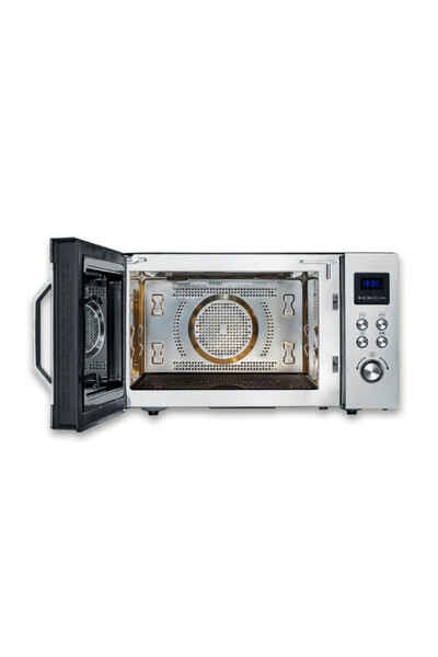 Severin Microwave oven MW 7777, 2050 W, Grill, Hot air, 25 l, 10 levels, Defrost, LED, Black/Inox
