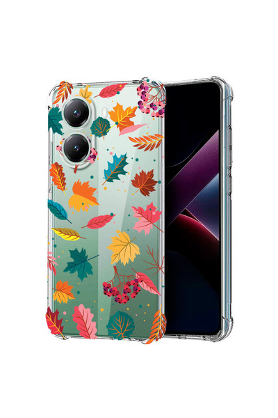 bestcase Αντικραδασμική θήκη πλάτης για Poco X7 Pro 5G, φθινοπωρινά χρώματα -...