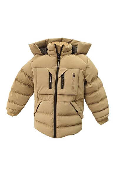 LifeForModa Palton impermeabil pentru băiat, căptușit cu pluș, cu glugă detaș...