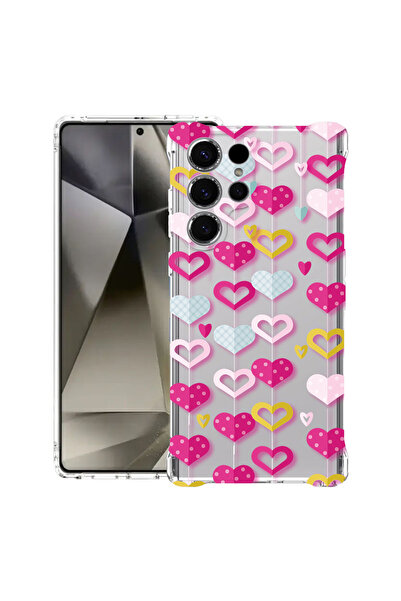 bestcase Carcasă spate antișoc pentru Samsung Galaxy S25 Ultra, Lovely Hearts...