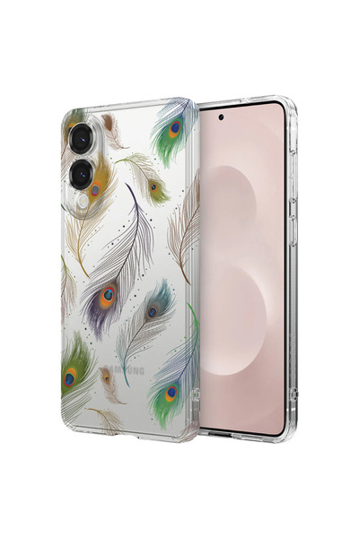 bestcase Carcasă spate antișoc pentru Samsung Galaxy S25 Edge, model floare, ...