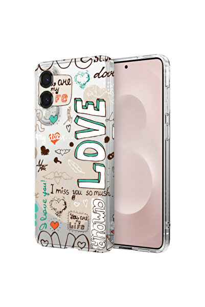 bestcase Anti Shock Back Case For Samsung Galaxy S25 Edge, Love, 1988287 AS 25