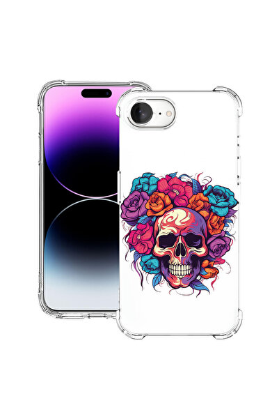 bestcase Αντικραδασμική θήκη πλάτης για Apple iPhone 16e, Dream Colors - Skul...