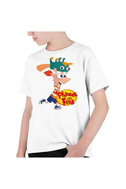 OEM Tricou Copii Baieti Phineas si Ferb Dublat Perry Alearga